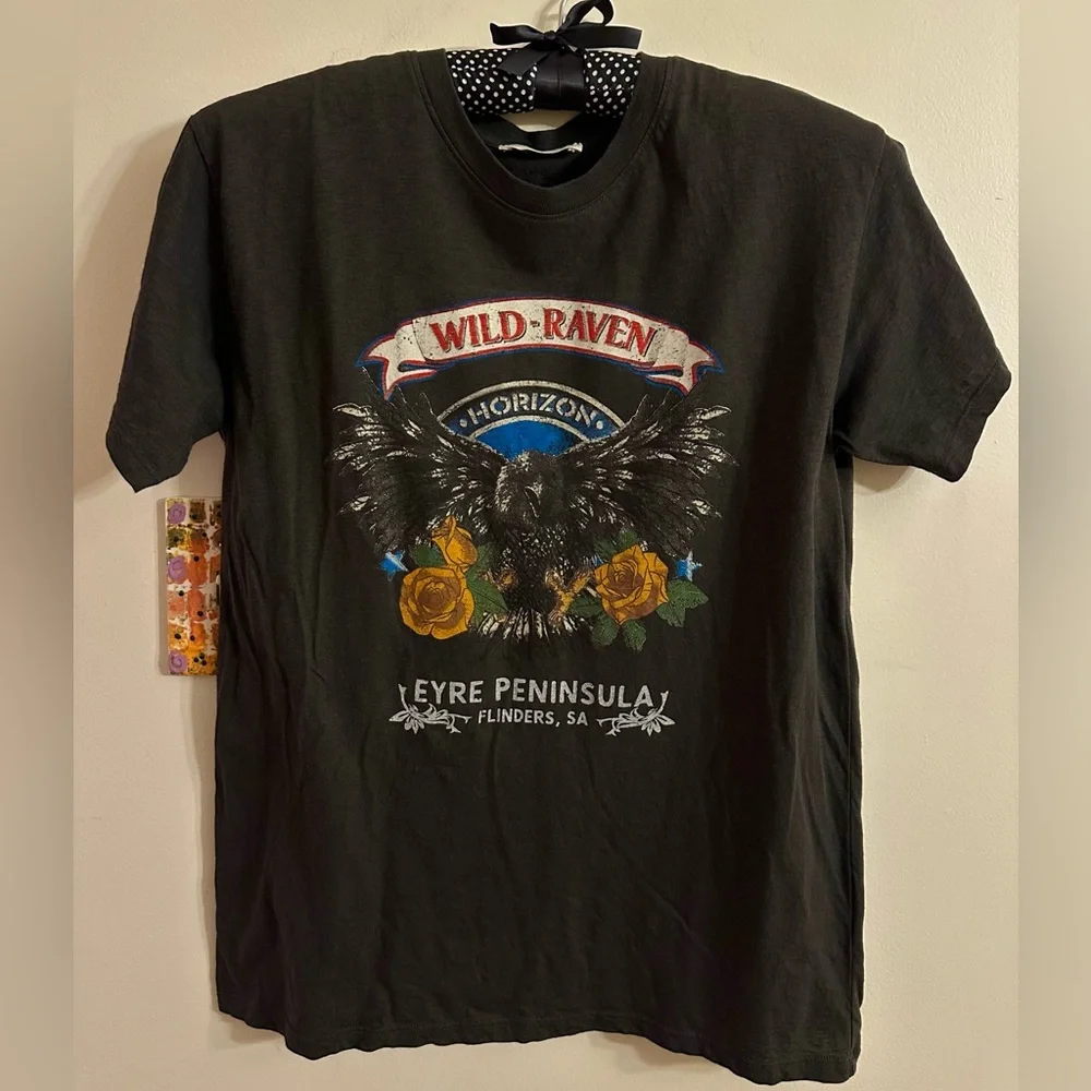 SPELL✨✨ Black Wild Raven Tee 🐦⬛ - Picture 1 of 4